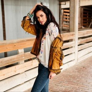 💟 Kobler Distressed Leather Jacket NWOT